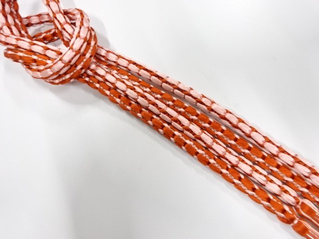 未使用品　正絹　手組帯締め